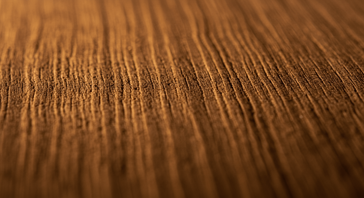 Masif ahşap mobilya detayı